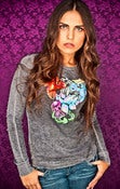Image of Angel/Devil Birds - Black Thermal Tee