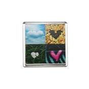 Image of Four Heart Fridge Magnet
