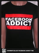 Image of Facebook Addict Women (Black)