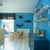 Image of Vinyl Wall Sticker Decal Art - Helicopters
