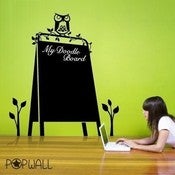 Image of Kids Vinyl Wall Sticker Decal - My Black Board Chalk Board- 060