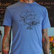 Image of Men's Official Pattycake T-shirt Blue