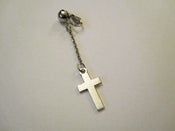 Image of BOYS Crucifix Earring - Clip On or Post