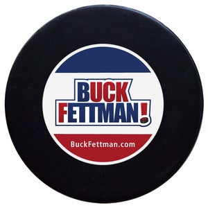 Image of BuckFettman.com Official Puck Sticker