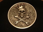 Image of Skull & Wrenches belt buckle