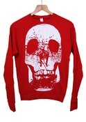 Image of SMUT Skull Women's Red Sweatshirt 