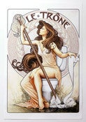 Image of LE TRÔNE giclée print