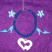 Image of Kitsch Blue and White Star Bracelet
