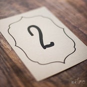 Image of Barnwood Table Numbers
