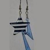 Image of Lightning Bolt and Striped Star Earrings