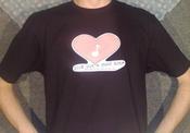 Image of Pick out a good note - Heart Tee, BLACK