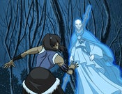 Image of Korra meets Aang