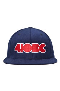 Image of 410 BC LOGO navy fitted cap