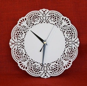 Doily Clock from Red Revival