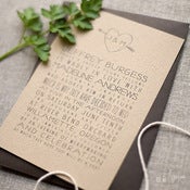 Image of Faux Bois Invitation Set