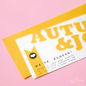 Image of South Beach Wedding Announcements