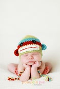 Image of Super Striped Sock Monkey