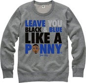 Image of Yote City "Penny Scuffle" Gray Crew "Zoom Rookie"