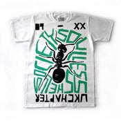 Image of Soulless Shell Society tee - white.