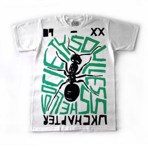 Image of Soulless Shell Society tee - white.