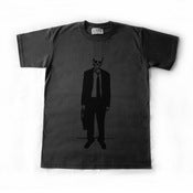 Image of Carp figure tee - charcoal.