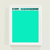 Image of PANTONE® Letraset Posters × Turquoises