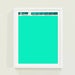 Image of PANTONE® Letraset Posters × Turquoises