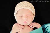 Image of Newborn Chin Strap Helmet Hat