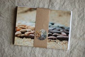 Image of beach rock note cards