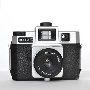 Image of Holga 120 CFN Camera (Silver Black)