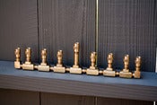 Image of Mini-Orah (the small, brass menorah)