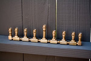 Image of Mini-Orah (the small, brass menorah)