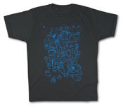 Image of Help Me Escape on Grey Organic or Green Bamboo Fair Wear T-Shirts.