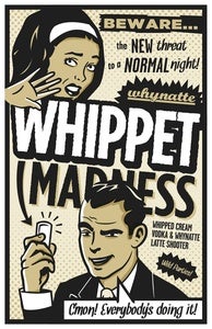 Image of Whynatte "Whippet Madness" Poster (18x24)