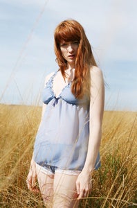 Image of Cornflower Babydoll Top
