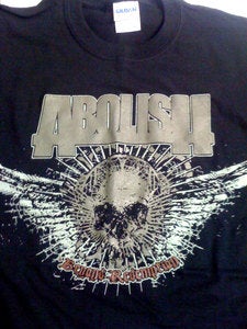 Image of Abolish "beyond redemption" shirt