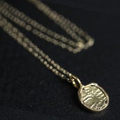 Image of Antique Gold Fanam Coin Necklace