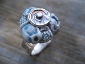 Image of Spinning Skull Ring #2
