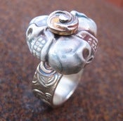 Image of Spinning Skull Ring #3