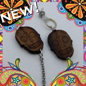 Image of day of the dead glasses holder