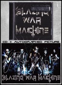 Image of BLAZING WAR MACHINE CD + Autographed Picture