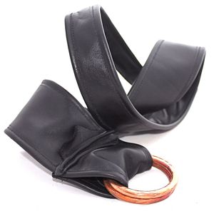 Image of Leather Belt Handmade copper rings