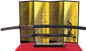Image of samurai sword #06 ribbed black 