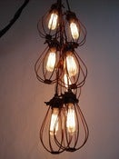 Image of betty | chandelier | 7 x 60W | rusty cage