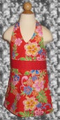 Image of Girl's holter neck dress- size 3