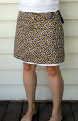 Image of Retro floral mini skirt