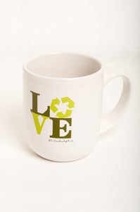 Image of Green Love Philadelphia Mug