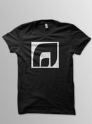 Image of "Forward" logo tee, black