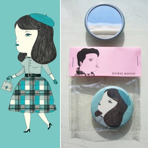 Image of Pocket Mirror "Hers"