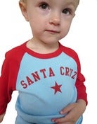 Image of santa cruz toddler tee-blue/red